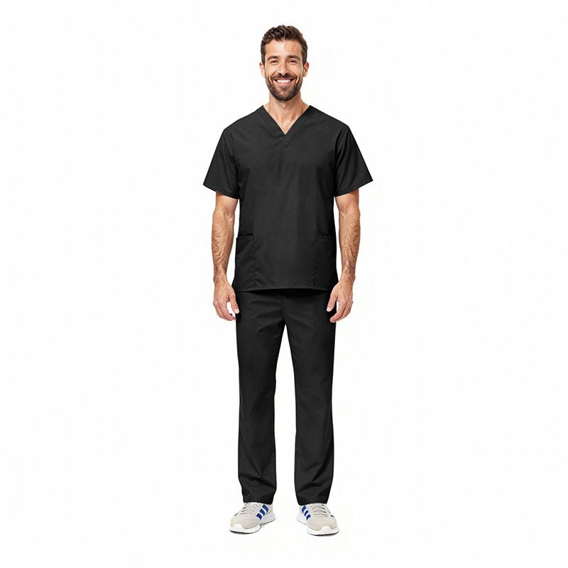 CBE Uniforms Classic Unisex 6-Pocket V-Neck Scrub Set