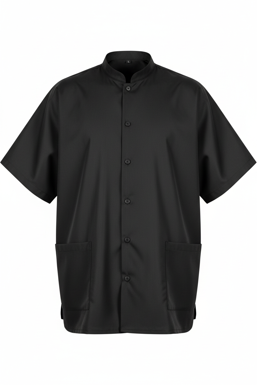 Barbering Smock - clean product shot on white background
