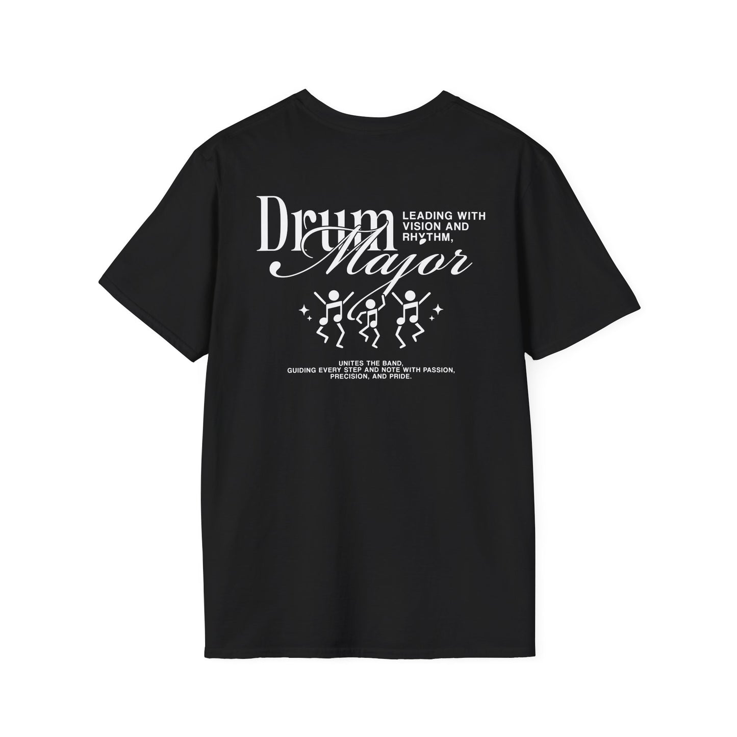 Drum Major Customizable T-Shirt — Personalized Marching Band Shirt