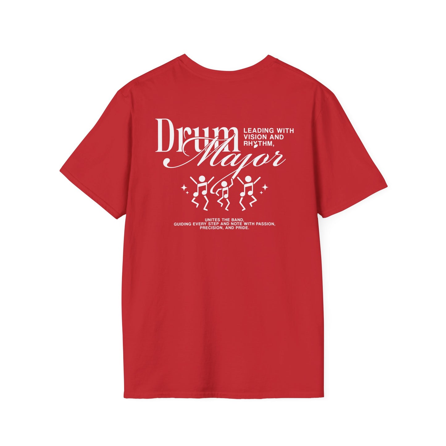 Drum Major Customizable T-Shirt — Personalized Marching Band Shirt