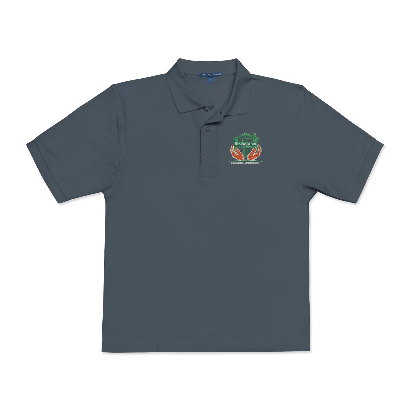Frog with Crown Embroidered Polo