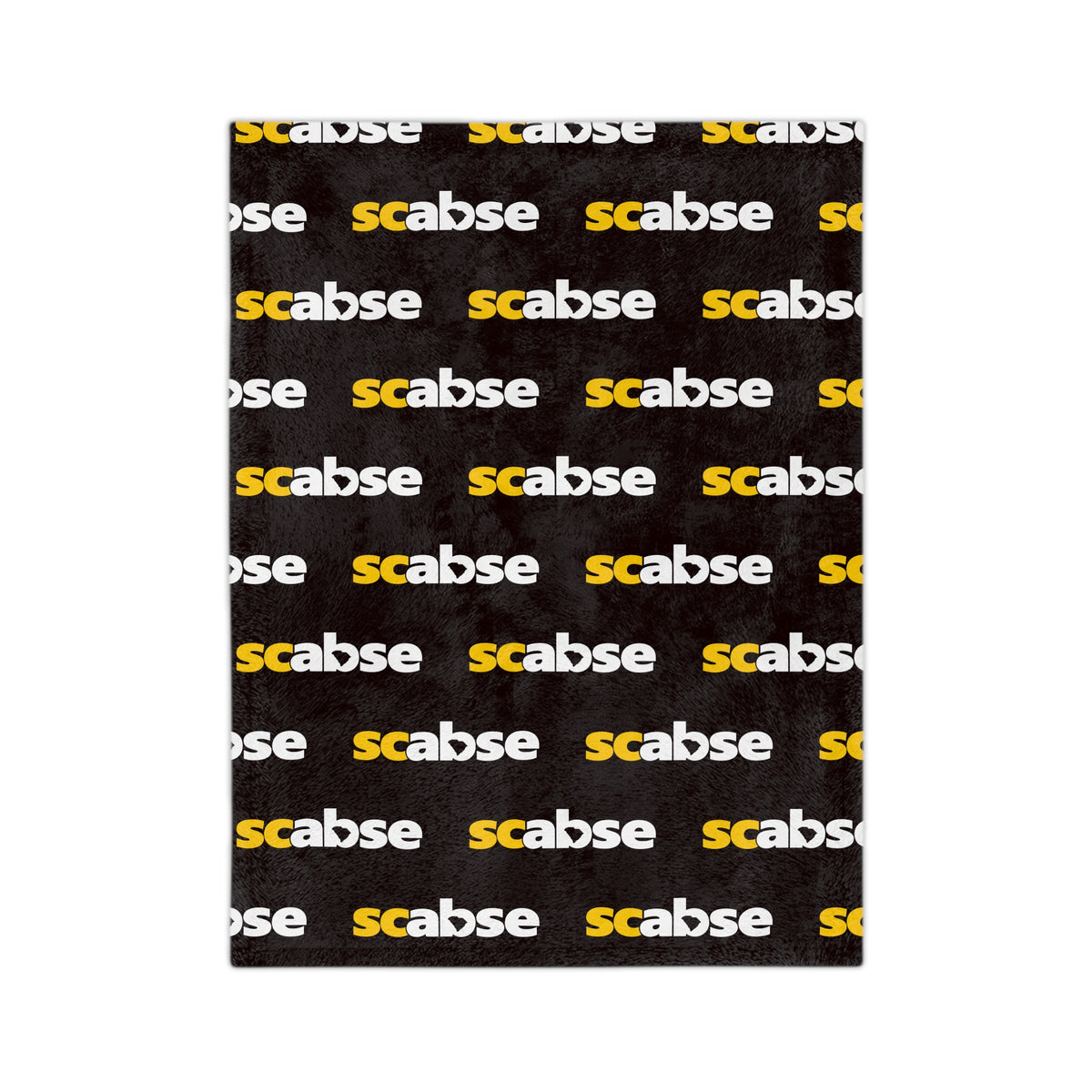 SCABSE Repeating 'scabse' Logo Plush Throw