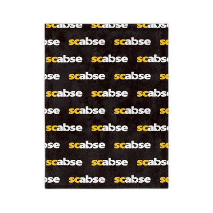 SCABSE Repeating 'scabse' Logo Plush Throw