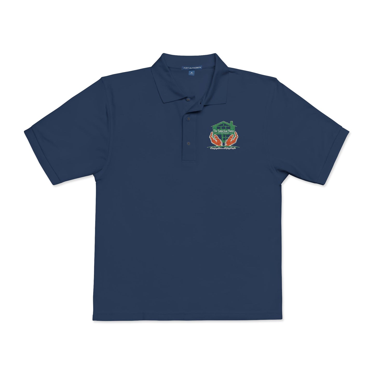 Frog with Crown Embroidered Polo