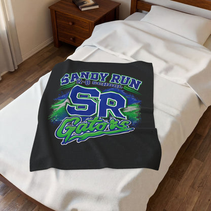 Sandy Run SR Gators Velveteen Plush Blanket — School Spirit Throw