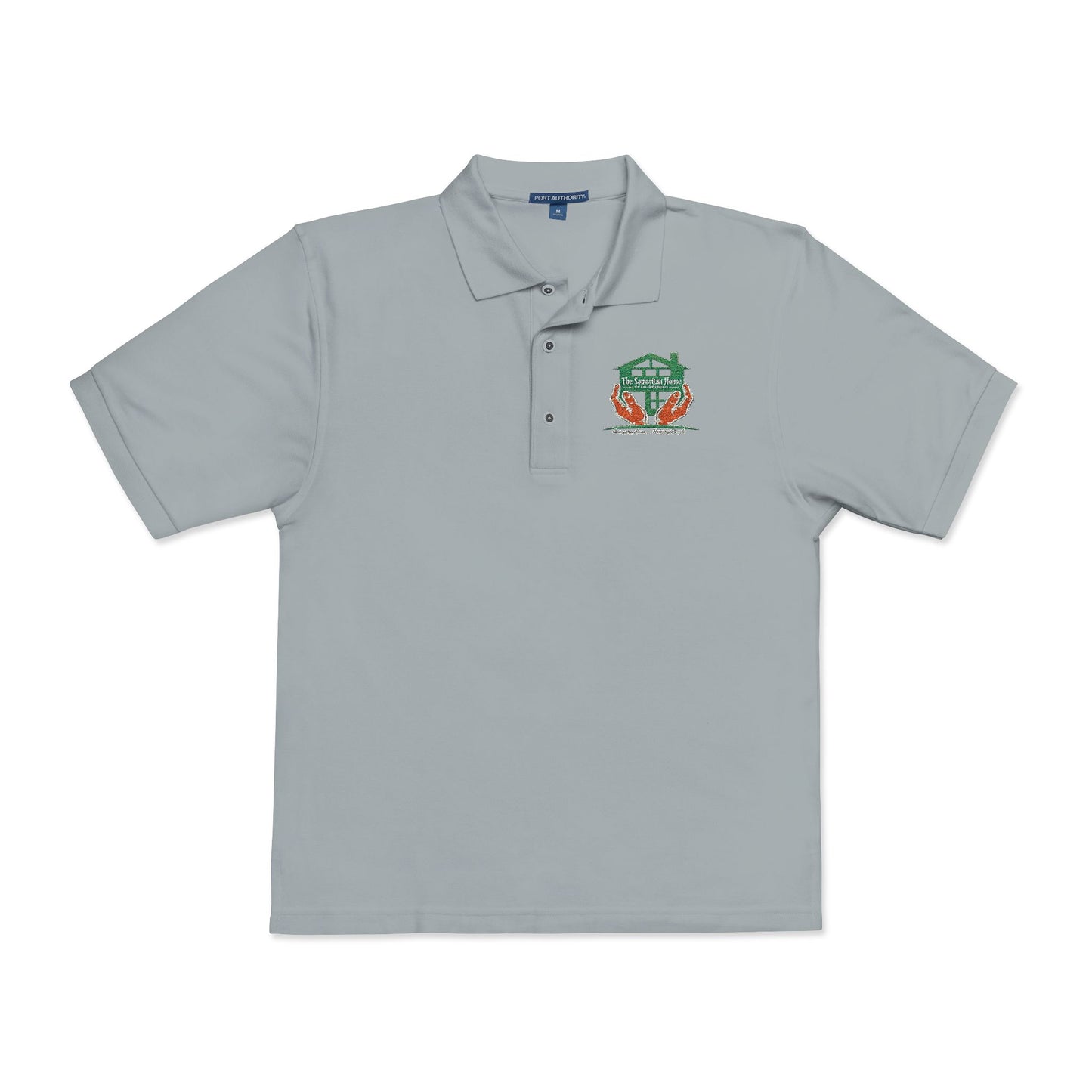 Frog with Crown Embroidered Polo