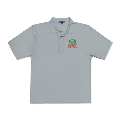 Frog with Crown Embroidered Polo