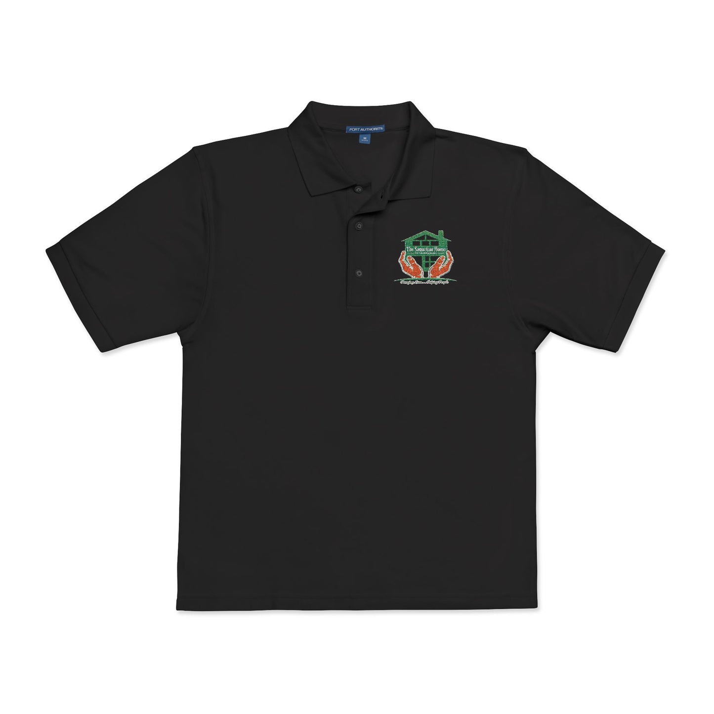 Frog with Crown Embroidered Polo
