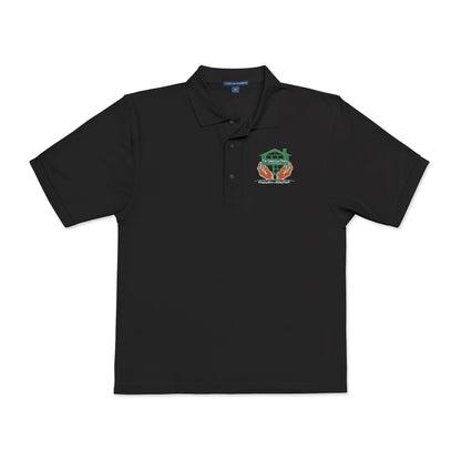 Frog with Crown Embroidered Polo