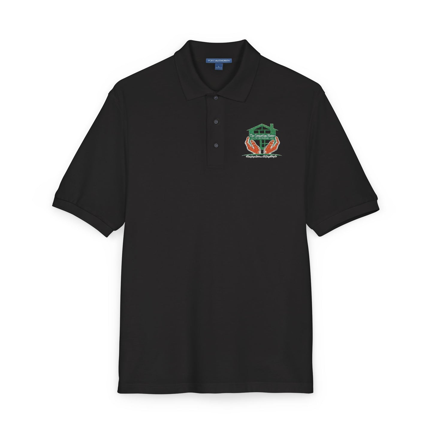 Frog with Crown Embroidered Polo