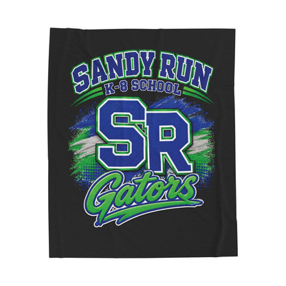 Sandy Run SR Gators Velveteen Plush Blanket — School Spirit Throw
