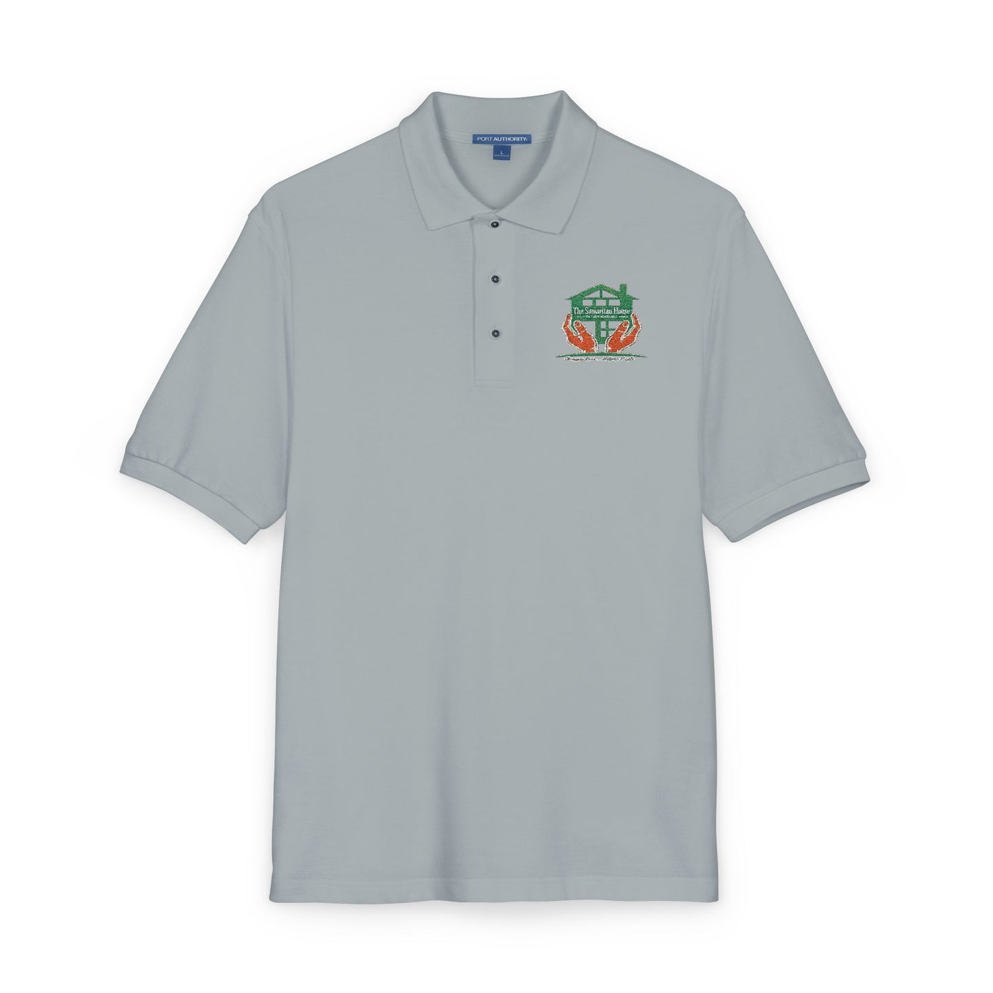 Frog with Crown Embroidered Polo