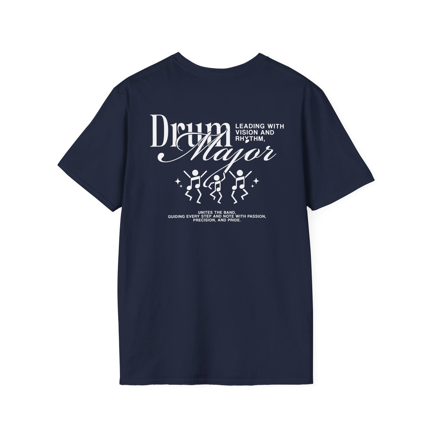 Drum Major Customizable T-Shirt — Personalized Marching Band Shirt
