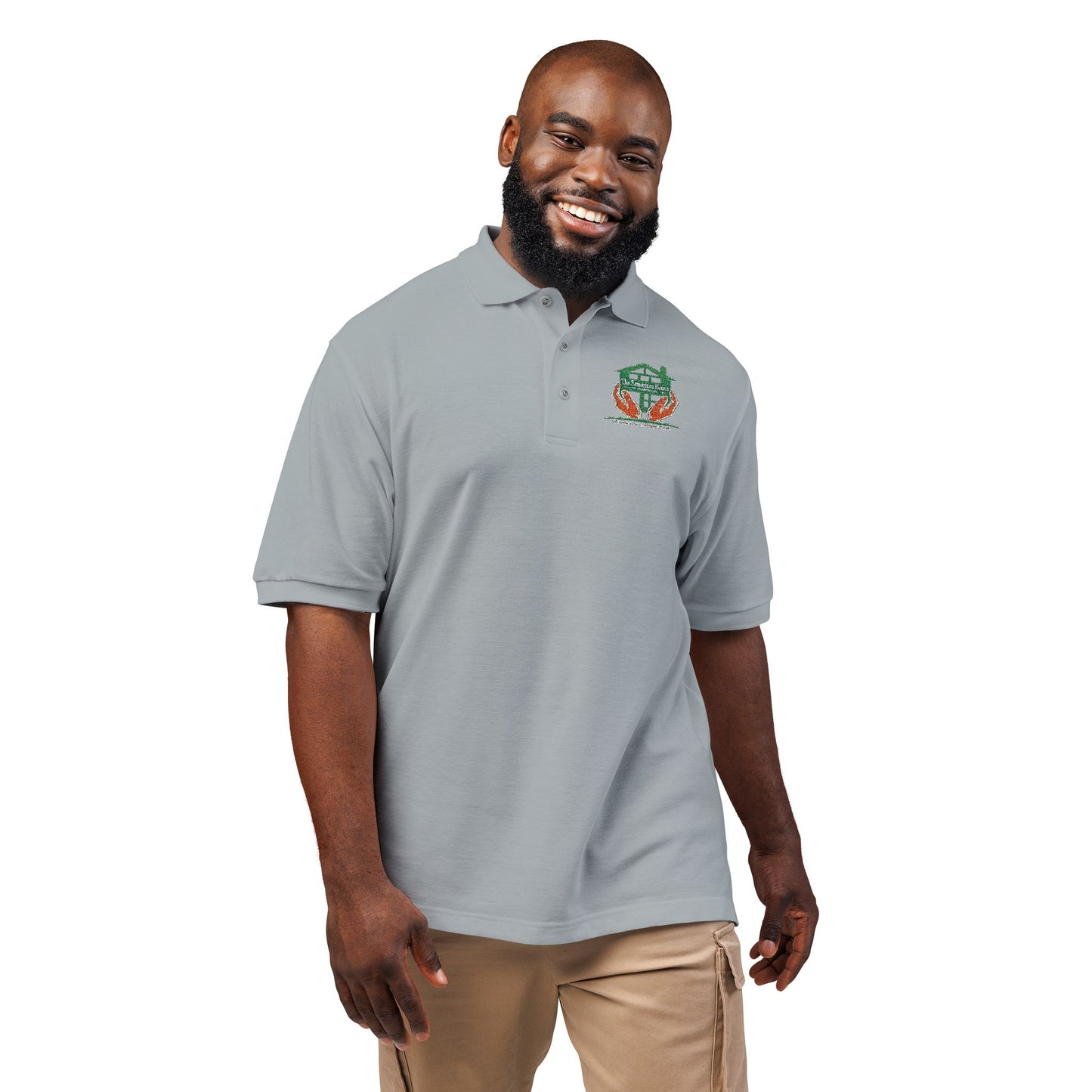 Frog with Crown Embroidered Polo