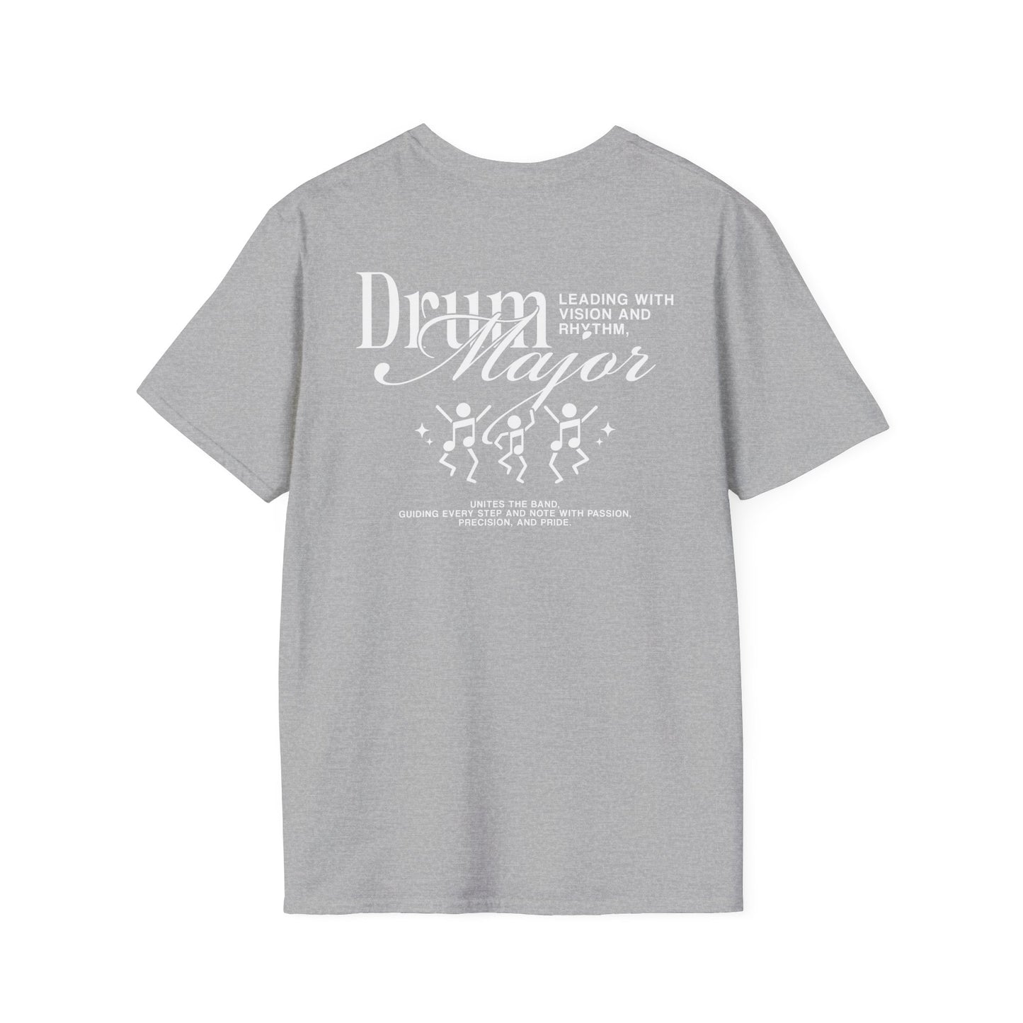 Drum Major Customizable T-Shirt — Personalized Marching Band Shirt