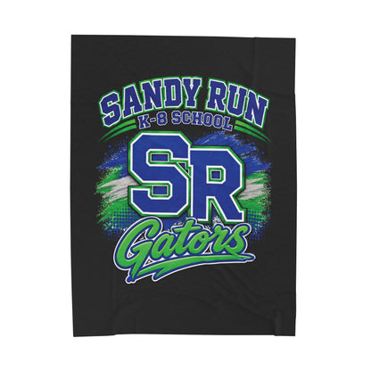 Sandy Run SR Gators Velveteen Plush Blanket — School Spirit Throw