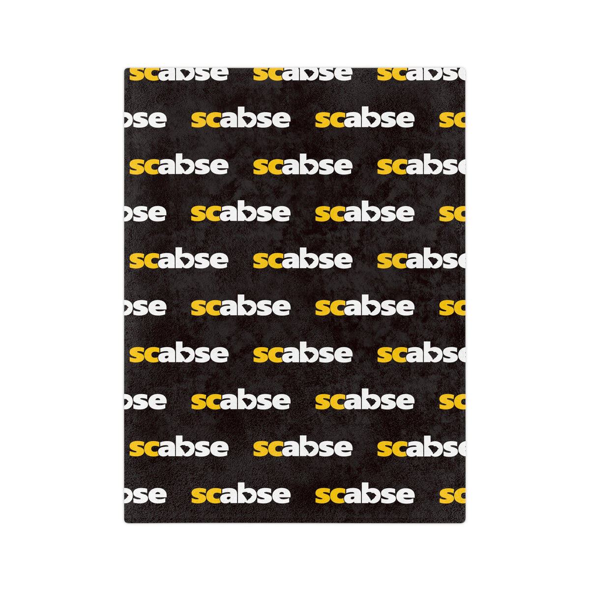 SCABSE Repeating 'scabse' Logo Plush Throw