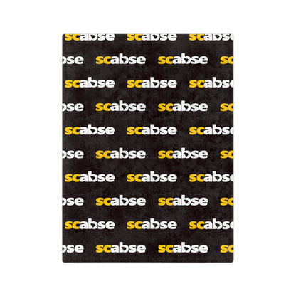 SCABSE Repeating 'scabse' Logo Plush Throw