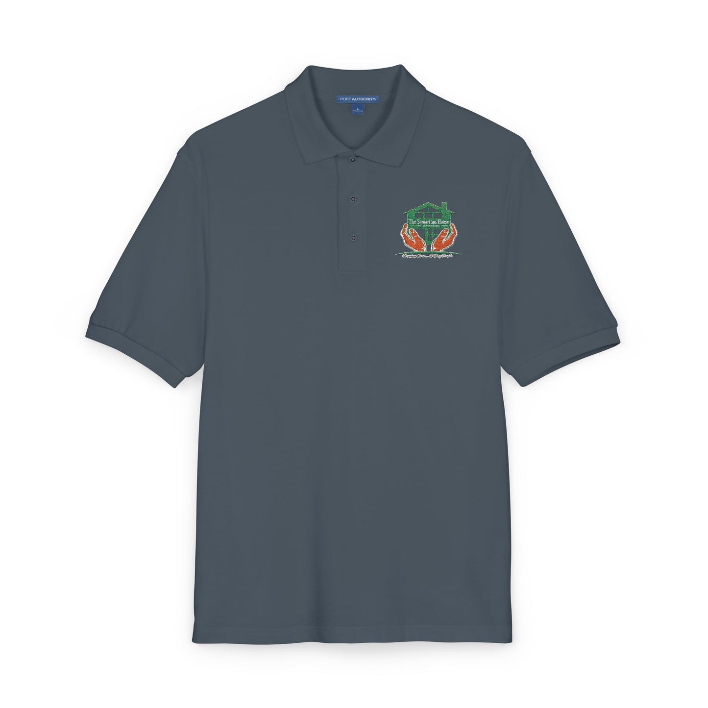 Frog with Crown Embroidered Polo