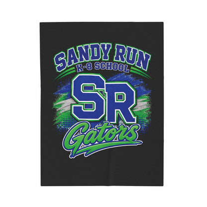 Sandy Run SR Gators Velveteen Plush Blanket — School Spirit Throw