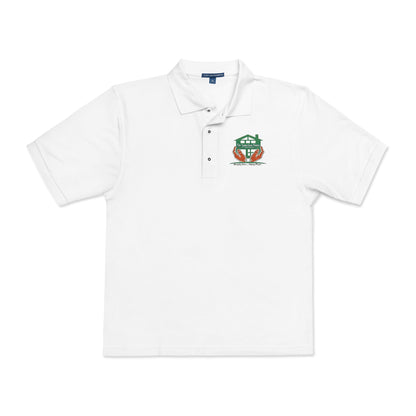 Frog with Crown Embroidered Polo
