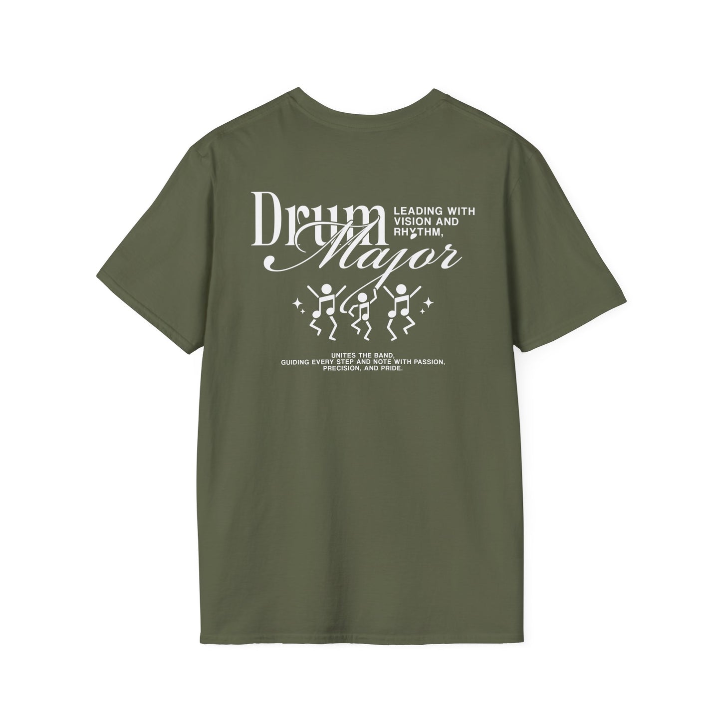 Drum Major Customizable T-Shirt — Personalized Marching Band Shirt