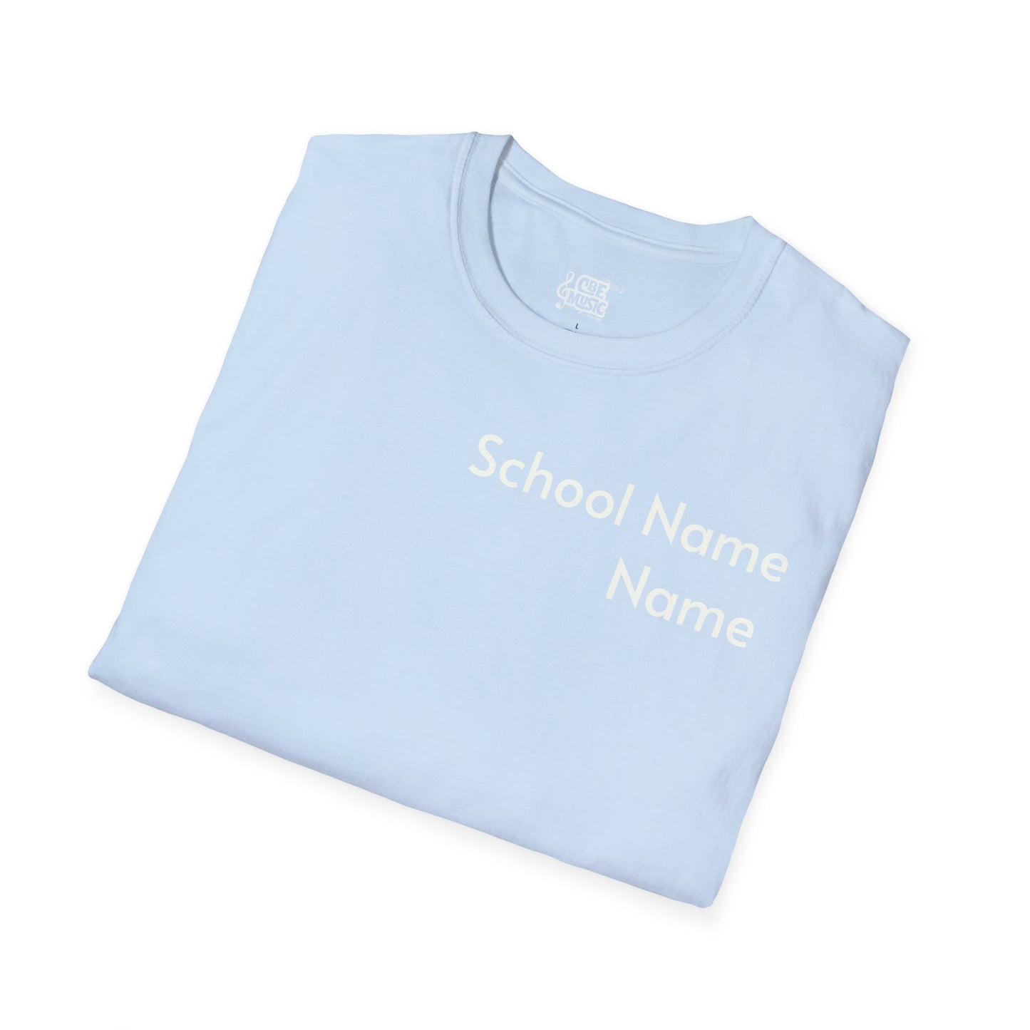 Drum Major Customizable T-Shirt — Personalized Marching Band Shirt