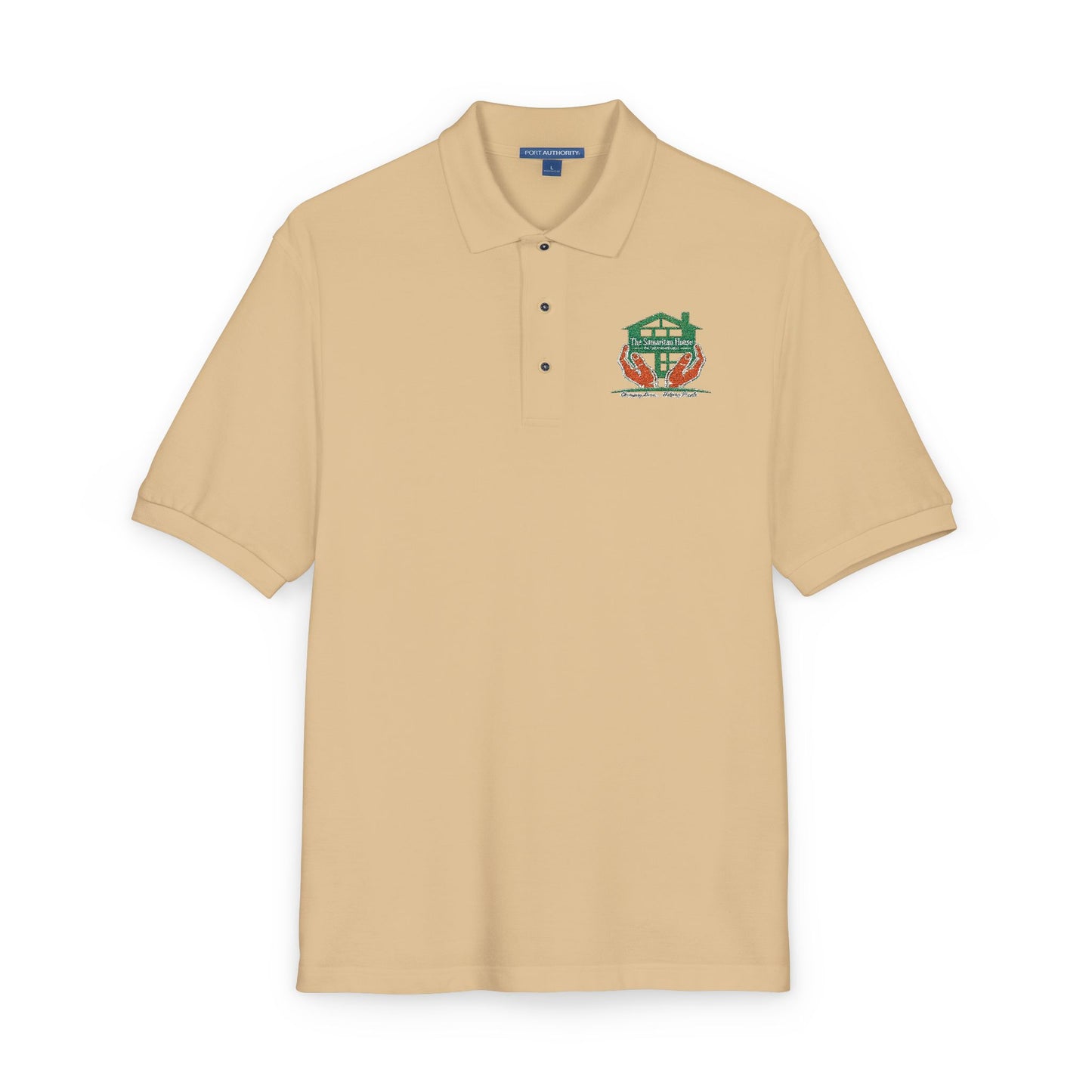 Frog with Crown Embroidered Polo