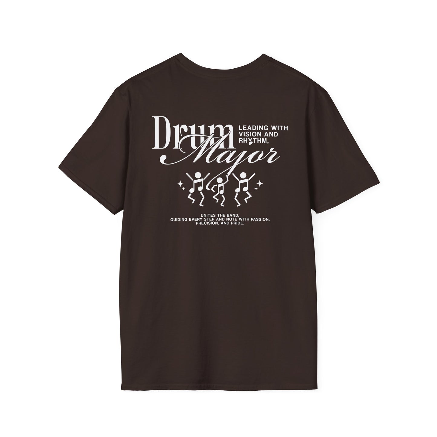 Drum Major Customizable T-Shirt — Personalized Marching Band Shirt