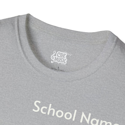 Drum Major Customizable T-Shirt — Personalized Marching Band Shirt