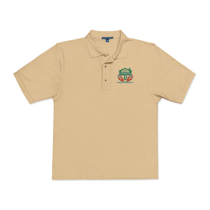 Frog with Crown Embroidered Polo