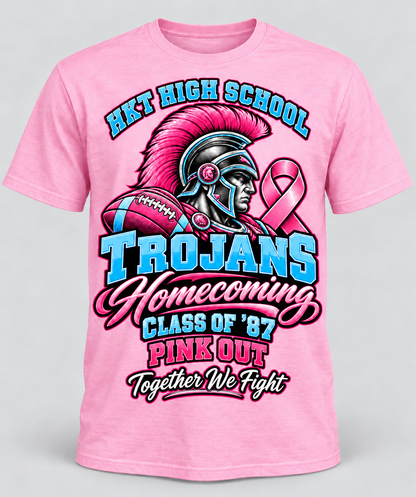 HKT Trojans Homecoming Pink Out T-Shirt