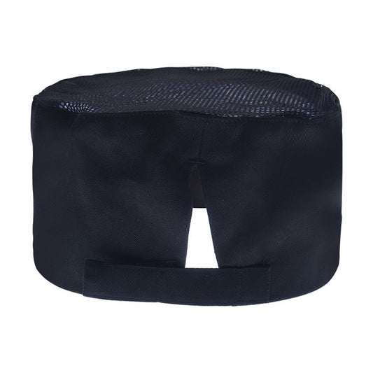 Mesh Top Chef Hat – Professional Culinary Skull Cap
