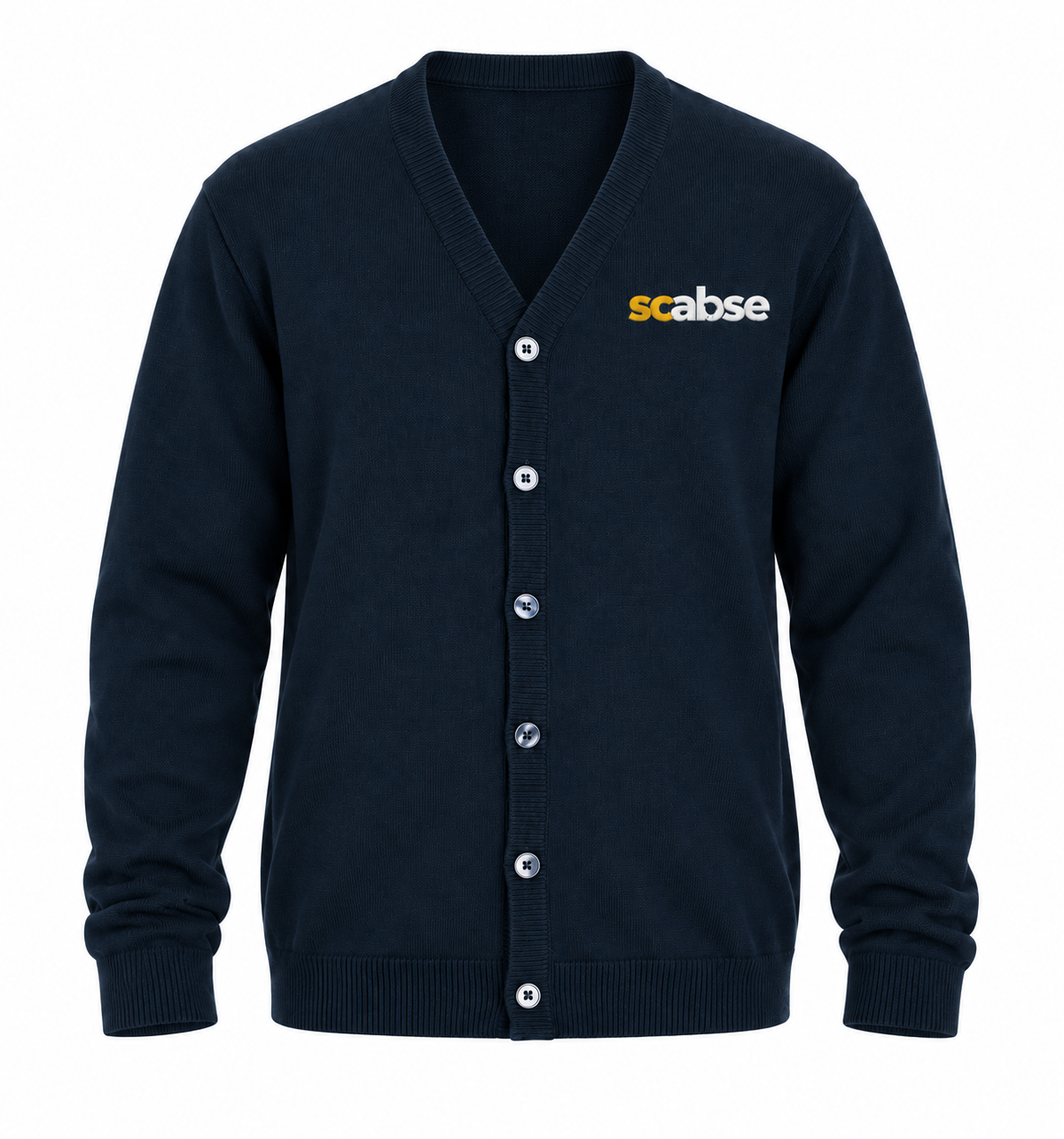 SCASBE V-Neck Button Cardigan