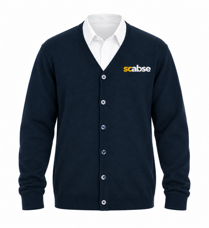 SCASBE V-Neck Button Cardigan