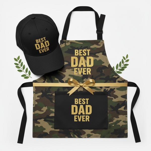 Best Dad Ever Hat & Apron Set