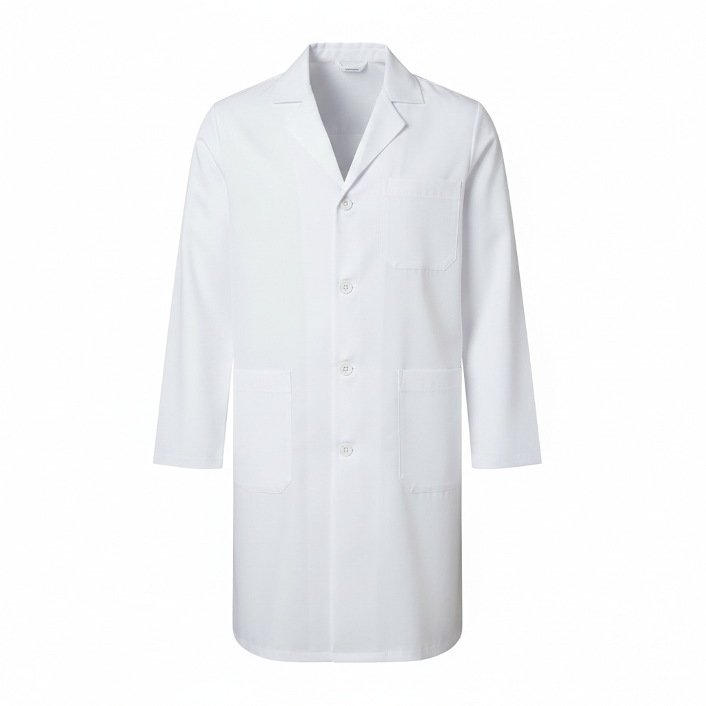 Custom Printed White Lab Coat