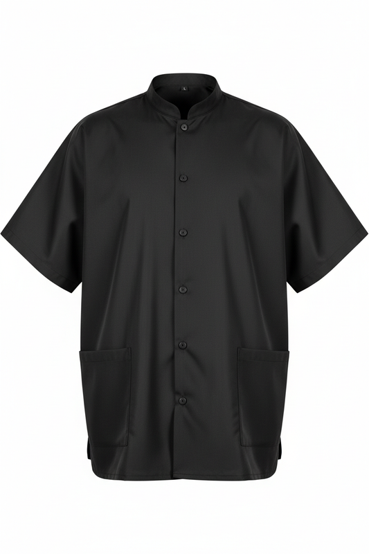 Barbering Smock - clean product shot on white background