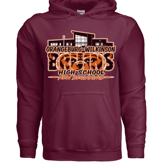 MAROON - G185 - FRONT