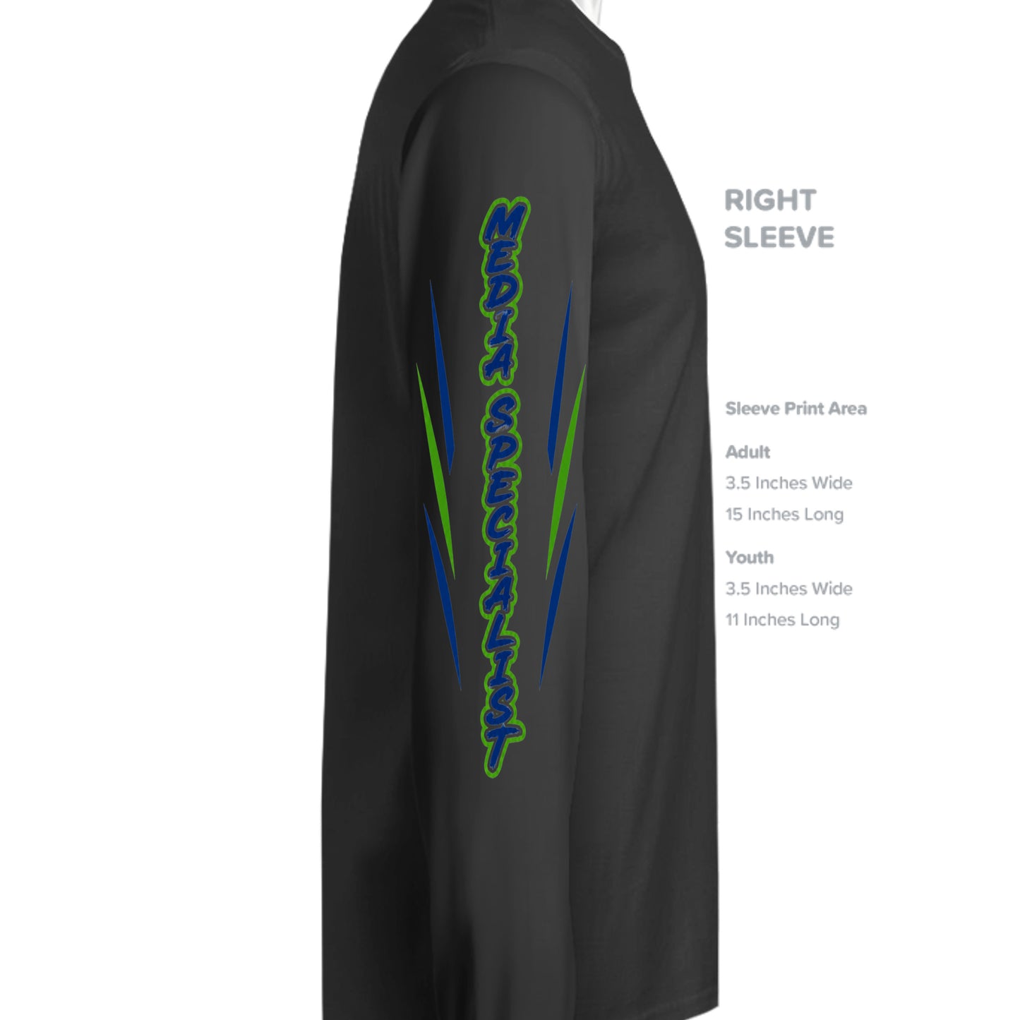 Jet Black - PC54LS - SLEEVE_RIGHT